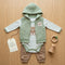 Beary Much Baby Boys Suits in Green & Brown 0–9M