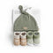 Baby Caps and Socks Set Green Jungle