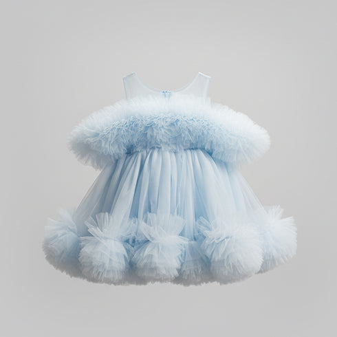 Baby Girls Frilled Party Wear Frock 16865