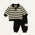 Kids Exclusive 2Pc Suit Fleece Shirt Long Sleeves & Pants Set 16747