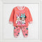 Fleece Pink Minnie Mouse Sweatshirt and Trouser Set for Toddler Girls 2–7 Years