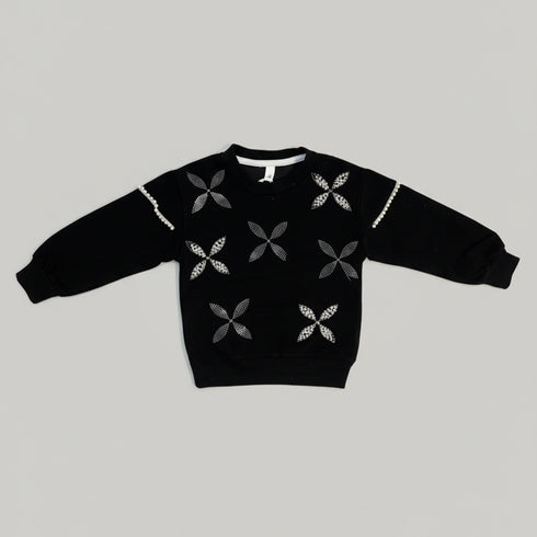 Exclusive Sweatshirt for Girls Pearls 16713