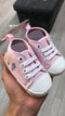 Pink Floral Baby Girls Footwear Prewalker Shoes 0–18 Months