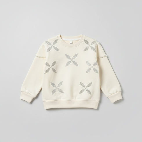 Exclusive Sweatshirt for Girls Pearls 16713