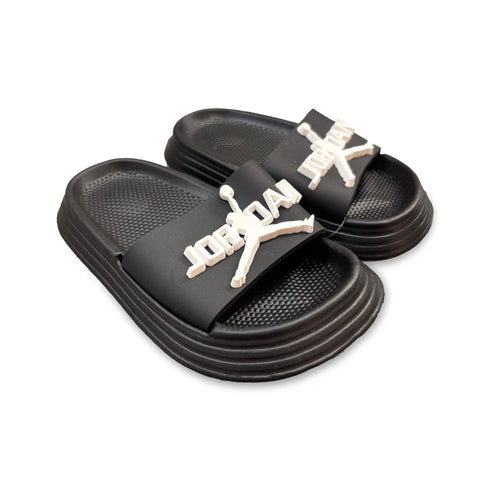 Black Classy Slipper For Kids 16438