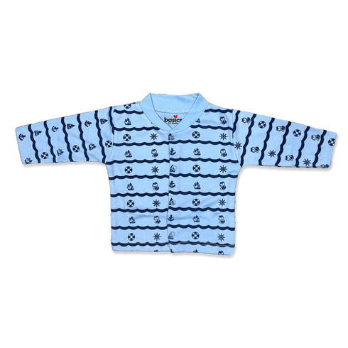 Basics Infants Night Suit -NB to 6Years Beach Printed 16915