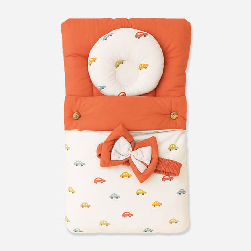 Baby Basics Cozy Snug Zip Closure Hooded Carrynest 17194