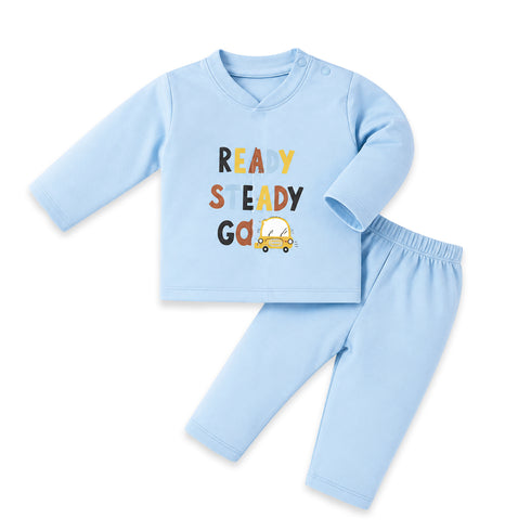 Basics Infants Night Suit -NB to 2 Years Unisex Ready Steady Go 17111