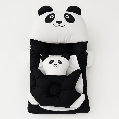 Baby Basics Cozy Snug Character Carrynest With Head Pillow -Panda 16528