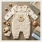 Pooh Baby Boys Suits Beige Dungaree 0–9M