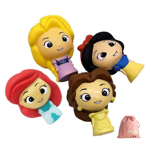 Soft Silicone Cute Princesses Mini Dolls 4PCS 16278