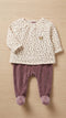 Fleece Baby Girl Romper Top Style 0–24M