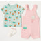 Baby Girls Dangri Suit Set With Pair Of Socks 16327