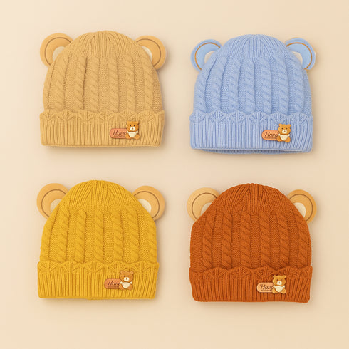 Cozy Woolen Caps for Kids 17089
