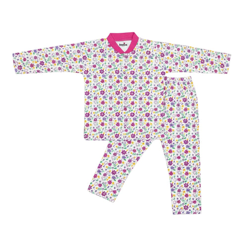 Basics Infants Night Suit -NB to 6Years Pink Floral 15832