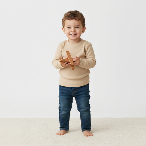 Kids Winter Warm Inner Shirt Crew-Neck Unisex 17289