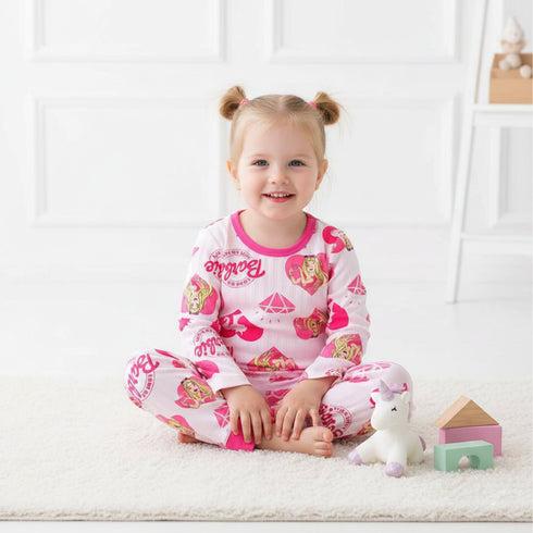 Barbie Pajama Suit Full Sleeves T-Shirt & Trouser 16731
