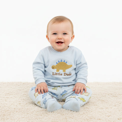 Baby Boys Exclusive Winter Suit Set Fleece Sweatshirt & Trouser 17451