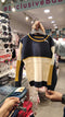 Baby Boys Beige and Navy Woolen Sweater