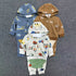 Baby Boys Exclusive Winter Suit Set Hoodie, Long Sleeves Bodysuit & Trouser 17433