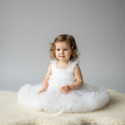 Baby Girls Frilled Party Wear Frock 16865