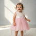 Baby Girls Frilled Net Glittered Party Frock 16811