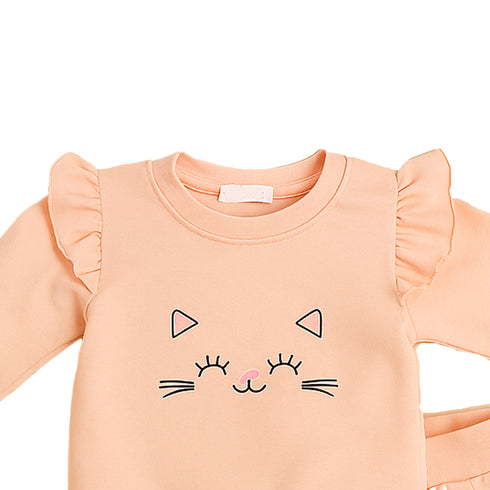 Nexteen Exclusive 2Pc Suit Terry Shirt Long Sleeves & Touser Set 17130