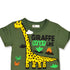 Boys Giraffe Jungle T-Shirt Green