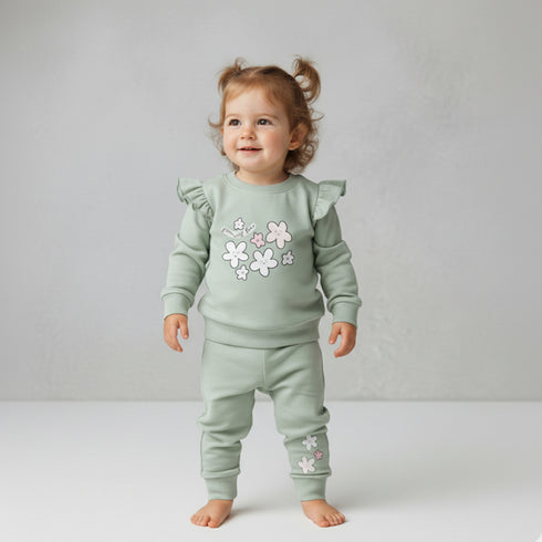 Nexteen Exclusive 2Pc Suit Terry Shirt Long Sleeves & Touser Set 17130