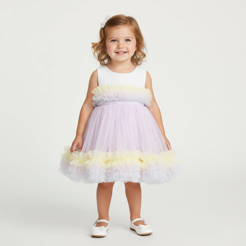 Baby Girls Frilled Party Wear Princess Frock 16867