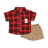Todd Boys 2Pcs Suit Shirt With Shorts Set 16312