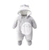Infants Stuffed Padded Hooded Romper 13950