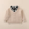 Toddler Boys Soft Wool Formal Sweater 16852
