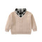 Toddler Boys Soft Wool Formal Sweater 16852