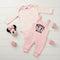 Basics Baby 2pc Suit Set Dangri With Long Sleeves Bodysuit 17131