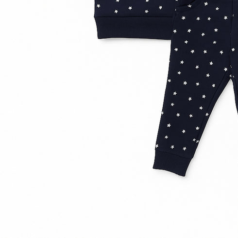 Nexteen Kids Exclusive 2Pc Suit Terry Shirt Long Sleeves & Touser Set 17110 Stars