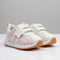 Casual Chunky Sneakers With Stickon Warm And Comfortable Glittered Walking Shoes 16877