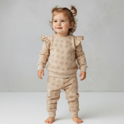 Nexteen Exclusive 2Pc Suit Terry Shirt Long Sleeves & Touser Set 17130