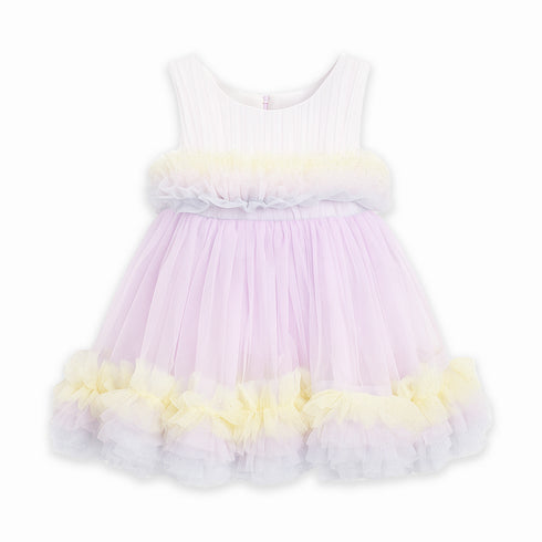 Baby Girls Frilled Party Wear Princess Frock 16867