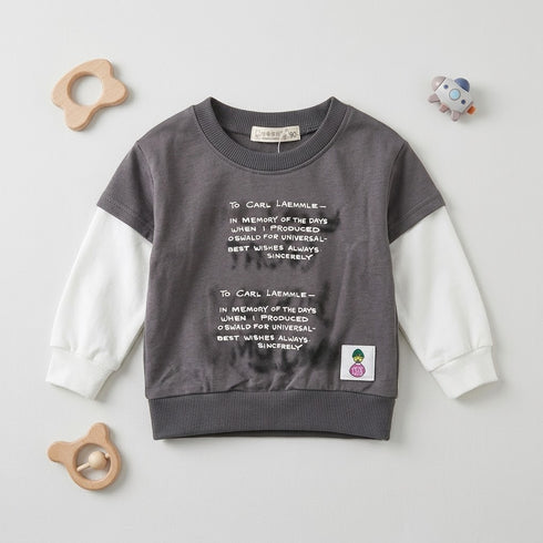 Grey Baby Boys Sweatshirt Comfortable Fit 6–24 Months