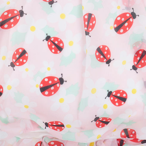 Baby Girls Party Wear Dress Frilled Frock With Trouser 15659