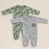 Basics Romper Set Pack Of 2 Cozy Sleep suits 0-24M Roar 17175