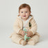 Infants 3Pc Suit Puffer Hoodie With Cotton Bodysuit & Trouser For Winter Set Unisex 17182