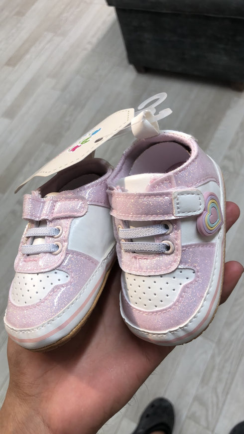 Glitter Baby Girls Footwear Prewalker Shoes 0–18M