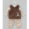 Baby Boys Exclusive Winter Suit Set Puffer Hoodie T Shirt & Trouser 17457
