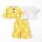 Baby Girls 3pc Suit Set Long & Short Sleeves Shirt With Trouser & Sun Glasses 17447
