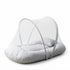 Basics Baby Bed Net with Pillow Blue Rockets