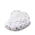 Basics Baby Bed Net with Pillow White Blue Dolphins