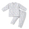 Basics Infants Night Suit -NB to 6Years Front Open Shirt With Trouser Stars 17482