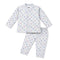 Basics Infants Night Suit -NB to 6Years Front Open Shirt With Trouser Stars 17482